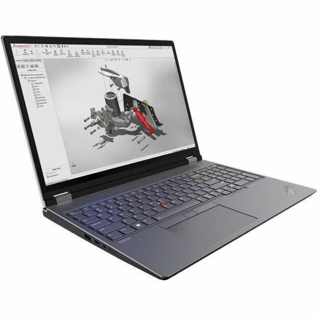 Lenovo ThinkPad P16 Gen 2 21FA002NUS 16" Mobile Workstation - WQXGA - 165 Hz - Intel Core i9 13th Gen i9-13950HX - vPro Technology - 32 GB - 1 TB SSD - English Keyboard - Villi Black, Storm Gray