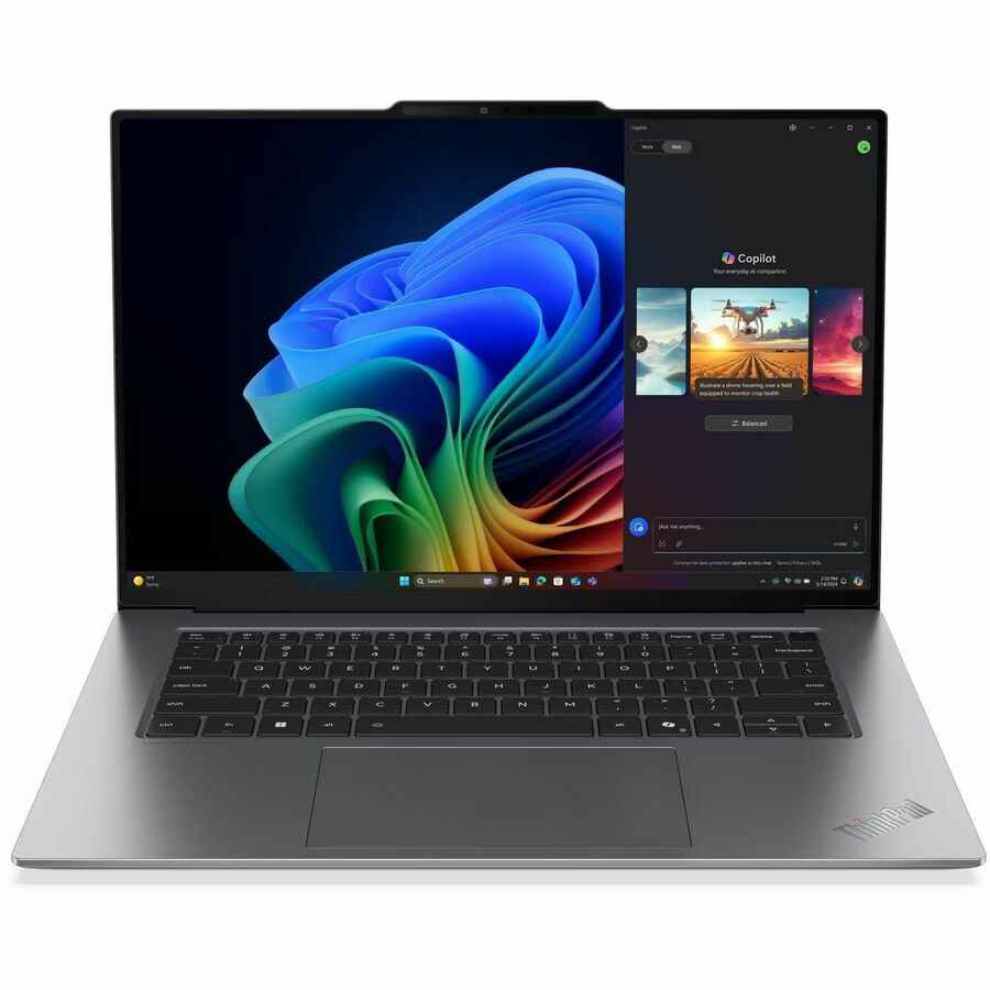 Lenovo ThinkPad X9-15 Gen 1 21Q60026US 15.3" Copilot+ PC Notebook - 2.8K - Intel Core Ultra 5 226V - Intel Evo Platform - 16 GB - 512 GB SSD - English Keyboard - Black, Arctic Gray