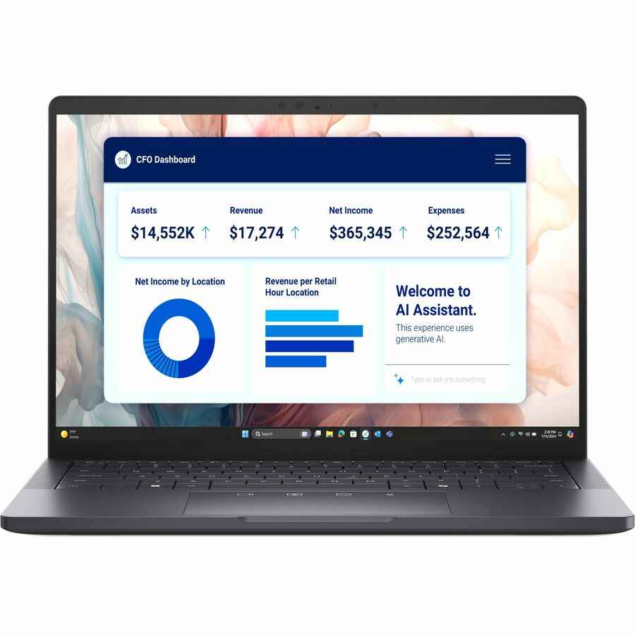 Dell Pro 13 Premium PA13250 13.3" Copilot+ PC Notebook - Full HD Plus - Intel Core Ultra 7 268V - vPro - Intel Evo Platform - 32 GB - 512 GB SSD