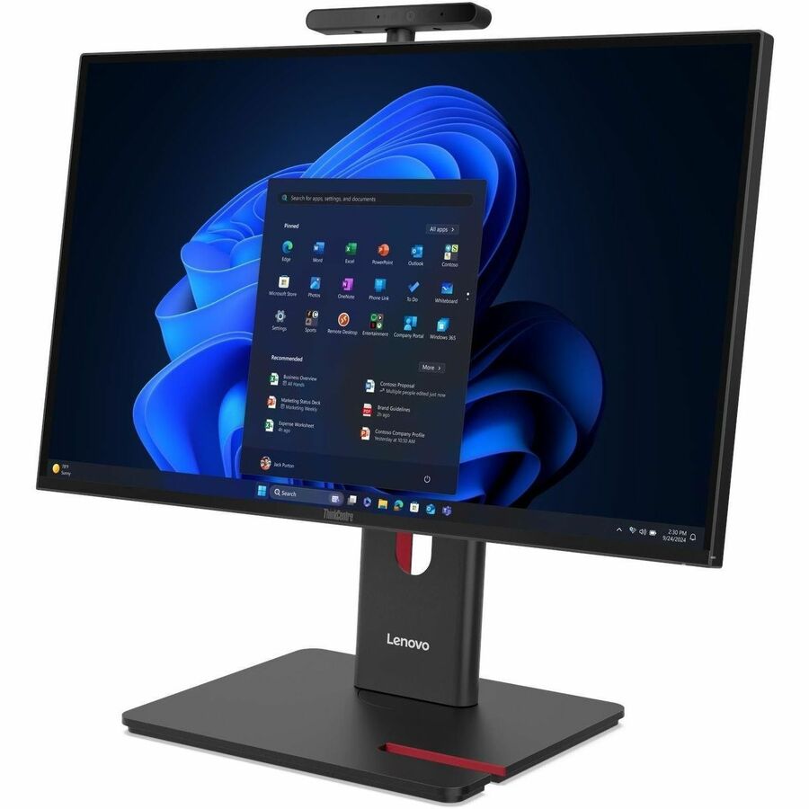Lenovo ThinkCentre M90a Gen 6 13AT0006US All-in-One Computer - Intel Core Ultra 5 2nd Gen 225 - 16 GB - 512 GB SSD - 23.8" Full HD Touchscreen - Desktop - Black