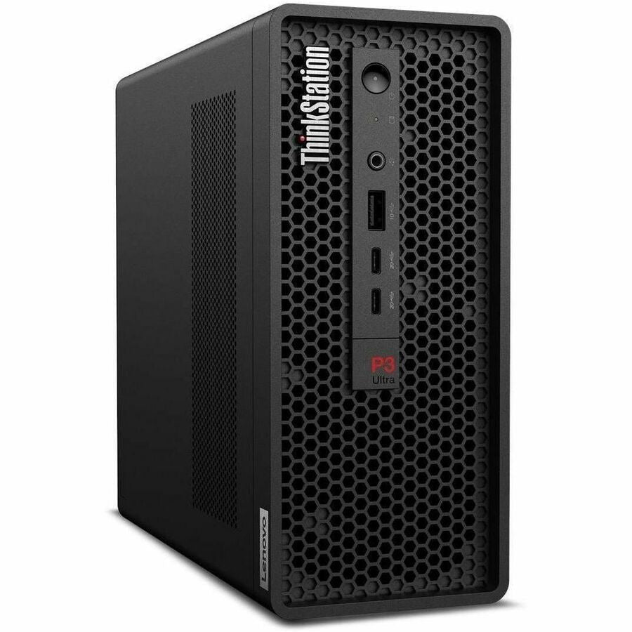 Lenovo ThinkStation P3 Ultra Gen 2 30J50031US Workstation - 1 x Intel Core Ultra 9 2nd Gen 285 - vPro Technology - 32 GB - 1 TB SSD - Small Form Factor - Black