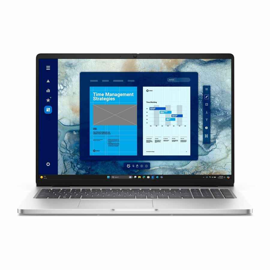 Dell Pro 16 PC16250 16" Notebook - Full HD Plus - 60 Hz - Intel Core 7 150U - 16 GB - 256 GB SSD - English (US) Keyboard - Magnetite