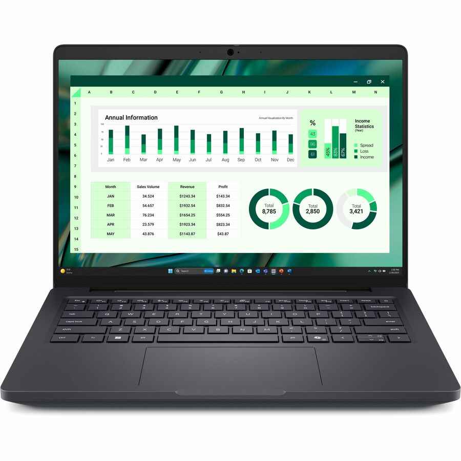 Dell Pro Max MC14250 14" Copilot+ PC Notebook - Full HD Plus - 60 Hz - Intel Core Ultra 7 265H - vPro Technology - 32 GB - 512 GB SSD - English (US) Keyboard - Black