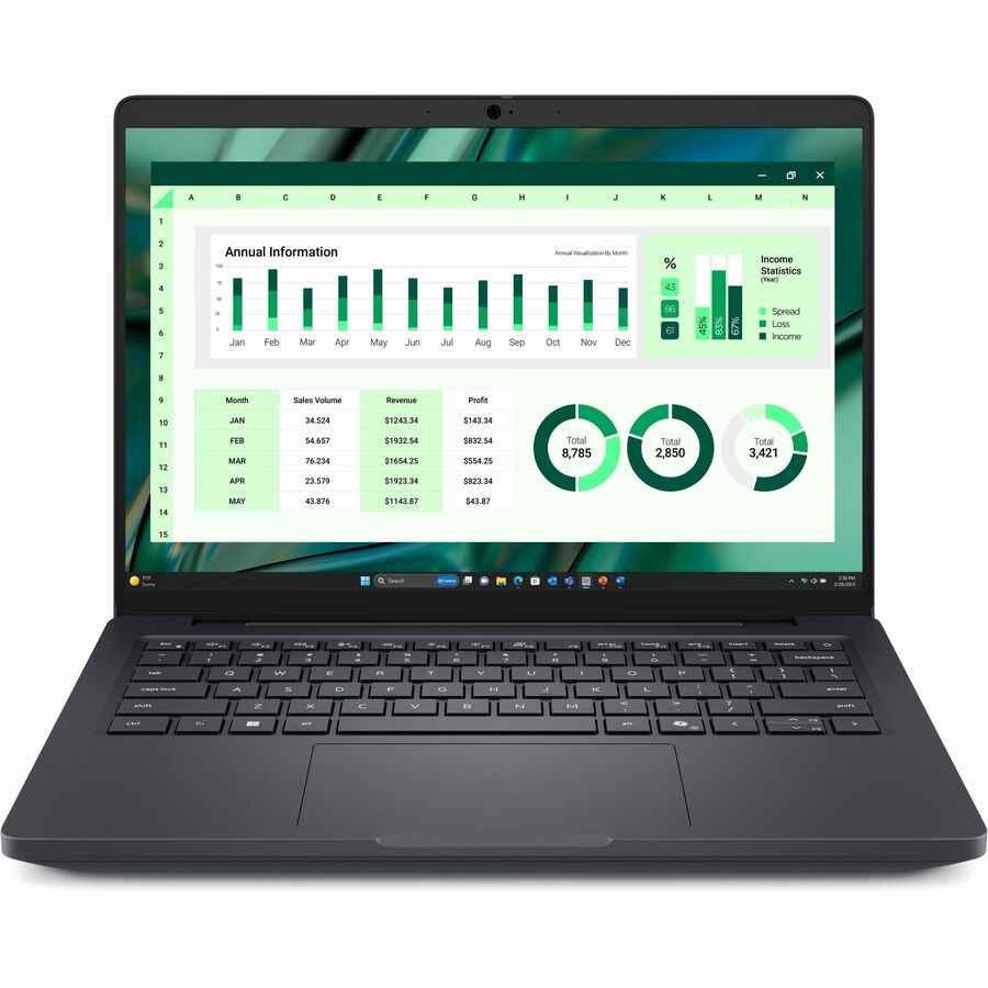 Dell Pro Max MC14250 14" Touchscreen Copilot+ PC Notebook - Full HD Plus - 60 Hz - Intel Core Ultra 7 255H - 16 GB - 512 GB SSD - English (US) Keyboard