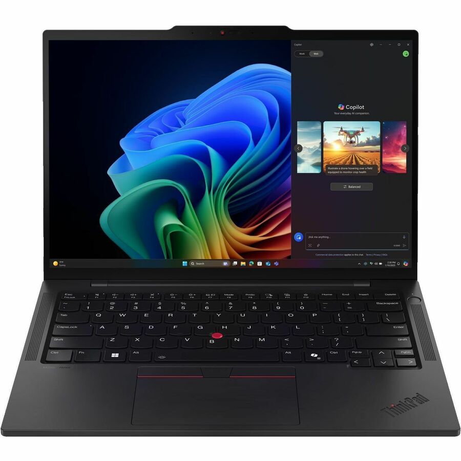 Lenovo ThinkPad T14 Gen 6 21QJ00CSUS 14" Copilot+ PC Notebook - WUXGA - AMD Ryzen AI 7 PRO 350 - 16 GB - 512 GB SSD - English Keyboard - Black