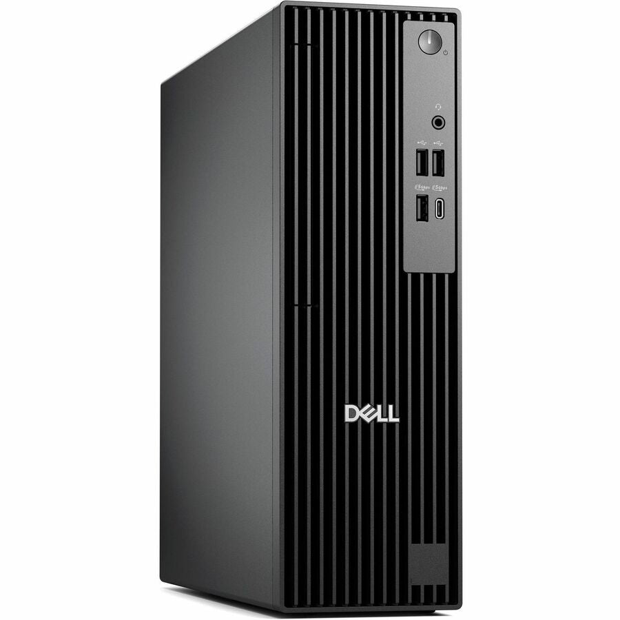 Dell Pro Slim QCS1250 Desktop Computer - Intel Core Ultra 5 235 - vPro Technology - 16 GB - 256 GB SSD - Slim PC - Standard Black
