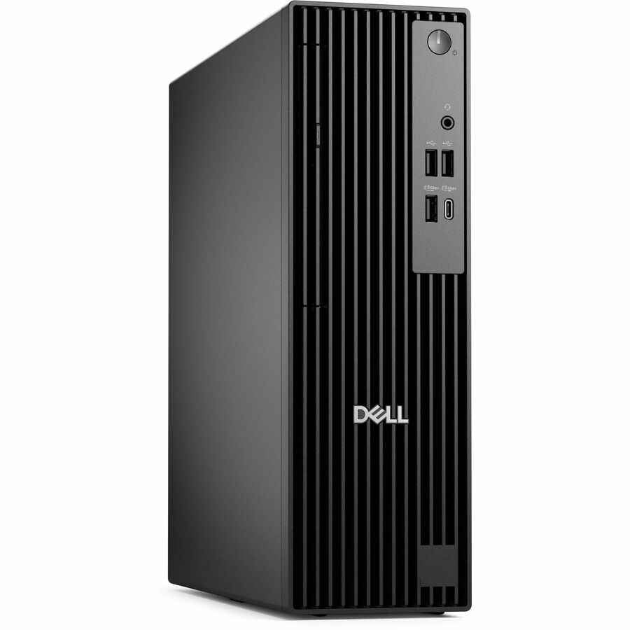 Dell Pro Slim QCS1255 Desktop Computer - AMD Ryzen 5 PRO 8500G - 16 GB - 512 GB PCI Express NVMe 4.0 SSD - Slim PC - Standard Black