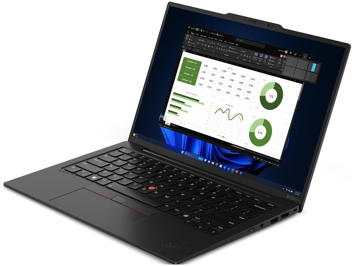 Lenovo ThinkPad X1 Carbon Gen 12 21KC00B1US 14" Touchscreen Notebook - WUXGA - Intel Core Ultra 7 165U - vPro Technology - Intel Evo Platform - 32 GB - 512 GB SSD - English Keyboard - Black Paint