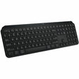 Logitech MX Keys S Wireless Keyboard, Low Profile, Fluid Precise Quiet Typing, USB C Rechargeable, Black