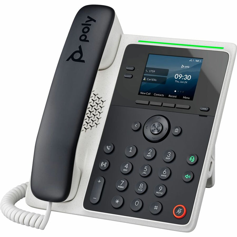 Poly Edge E100 IP Phone - Corded - Corded - Desktop, Wall Mountable