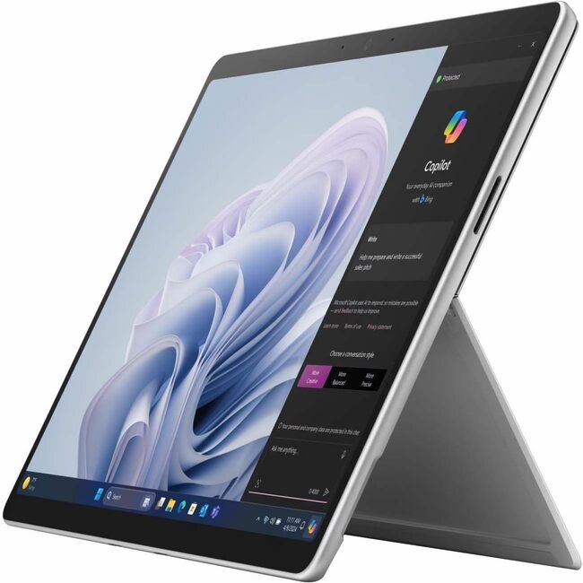 Microsoft Surface Pro 10 Tablet - 13" - vPro Technology - 8 GB - 256 GB SSD - Platinum