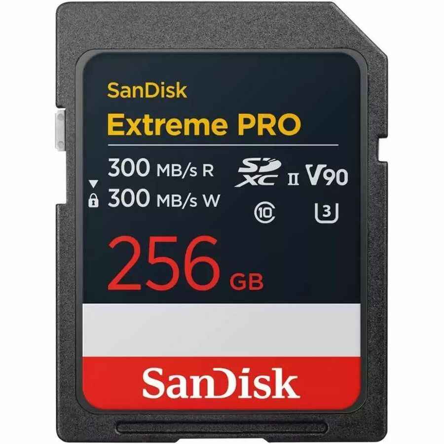 SanDisk Extreme PRO SDSDXDM-256G-GN4IN 256 GB Class 10/UHS-II (U3) V90 SDXC - 1