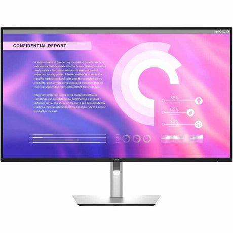 Dell Pro Plus P3225DE 32" Class WQHD LED Monitor - 16:9 - Black, Gray