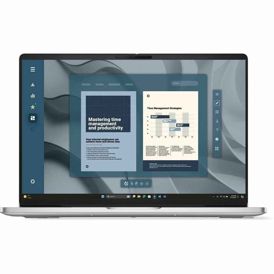 Dell Pro 16 PC16255 16" Copilot+ PC Notebook - Full HD Plus - 60 Hz - AMD Ryzen AI 7 350 - 16 GB - 512 GB SSD - English (US) Keyboard - Platinum Silver