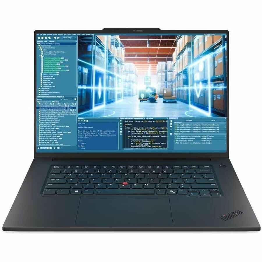 Lenovo ThinkPad T1g Gen 8 21TD000UUS 16" Notebook - WQUXGA - 60 Hz - Intel Core Ultra 9 2nd Gen 285H - vPro Technology - Intel Evo Platform - 32 GB - 1 TB SSD - English Keyboard - Black