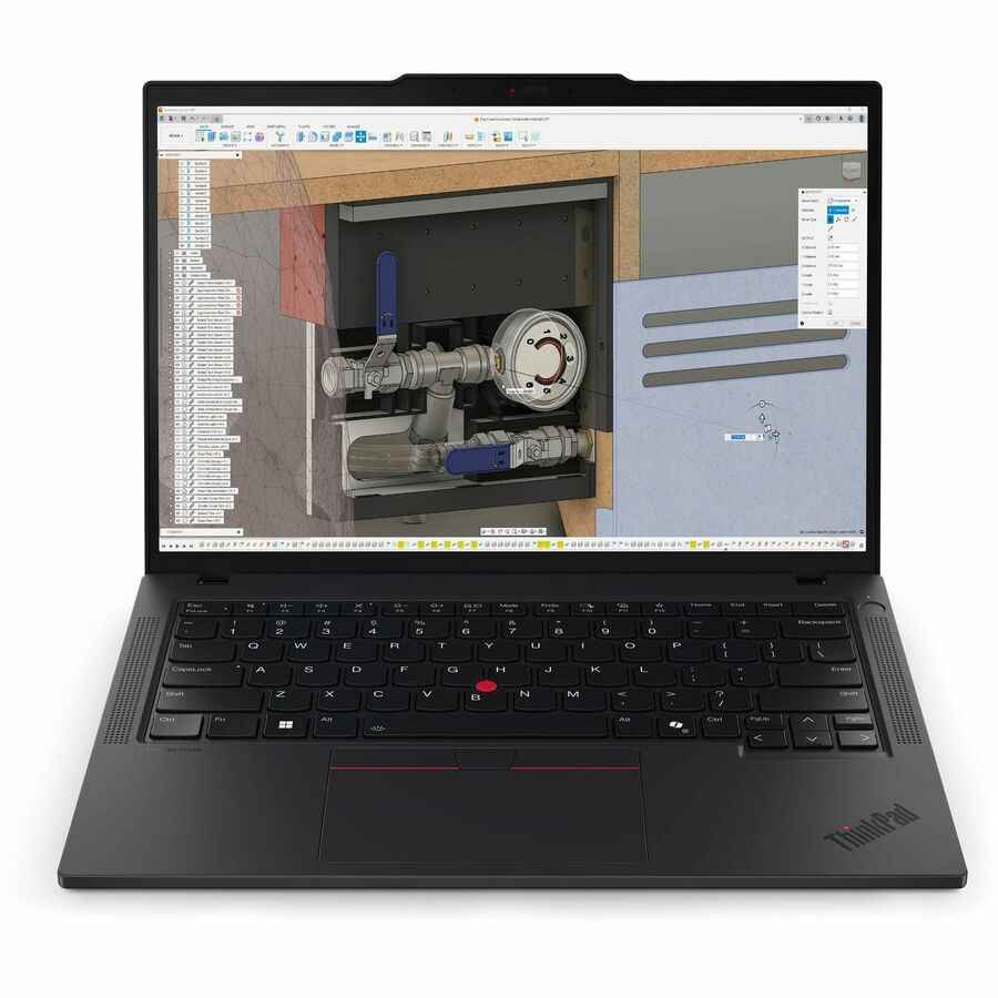 Lenovo ThinkPad P14s Gen 6 21QT002EUS 14.5" Mobile Workstation - WUXGA - 60 Hz - Intel Core Ultra 7 2nd Gen 255H - 16 GB - 512 GB SSD - English Keyboard - Black