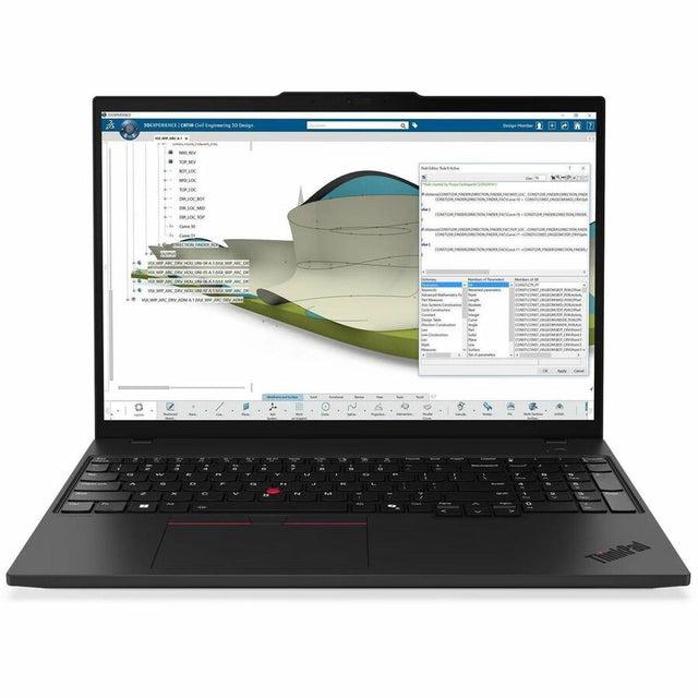 Lenovo ThinkPad P16s Gen 4 21QV0038US 16" Mobile Workstation - WUXGA - 60 Hz - Intel Core Ultra 7 2nd Gen 255H - 32 GB - 512 GB SSD - English Keyboard - Black