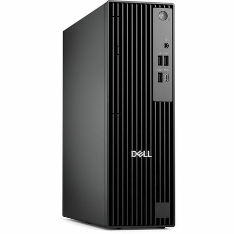 Dell Pro Slim QCS1255 Desktop Computer - AMD Ryzen 5 PRO 8500G - 16 GB - 512 GB PCI Express NVMe 4.0 SSD - Slim PC - Standard Black