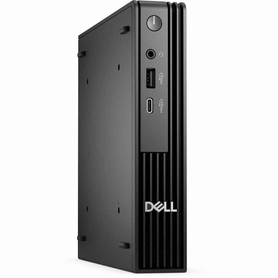 Dell Pro Micro QCM1255 Desktop Computer - AMD Ryzen 5 8500GE - 16 GB - 256 GB PCI Express NVMe 4.0 SSD - Micro PC