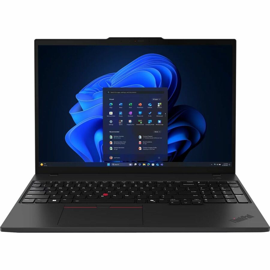 Lenovo ThinkPad T16 Gen 4 22AW002PUS 16" Copilot+ PC Notebook - WUXGA - Intel Core Ultra 7 258V - 32 GB - 512 GB SSD - English Keyboard - Black