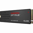 SanDisk Optimus 5100 SDSP51500GAN-000E0 500 GB Solid State Drive - M.2 2280 Internal - PCI Express NVMe (PCI Express NVMe 4.0 x4)