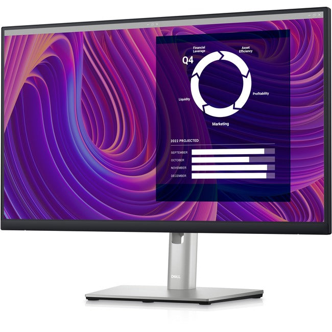 Dell P2423D 24" Class QHD LCD Monitor - 16:9 - Black, Silver