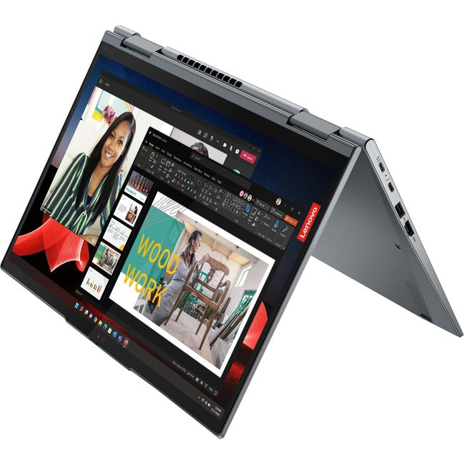 Lenovo ThinkPad X1 Yoga Gen 8 21HQ000BUS 14" Touchscreen Convertible 2 in 1 Notebook - WUXGA - 1920 x 1200 - Intel Core i7 13th Gen i7-1365U Deca-core (10 Core) - Intel Evo Platform - 16 GB Total RAM - 16 GB On-board Memory - 512 GB SSD - Storm Gray