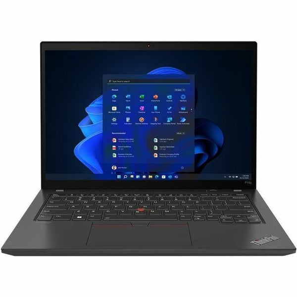 Lenovo ThinkPad P14s Gen 2 21HF000CUS 14" Mobile Workstation - WUXGA - 1920 x 1200 - Intel Core i5 13th Gen i5-1340P Dodeca-core (12 Core) - 16 GB Total RAM - 16 GB On-board Memory - 512 GB SSD - Villi Black