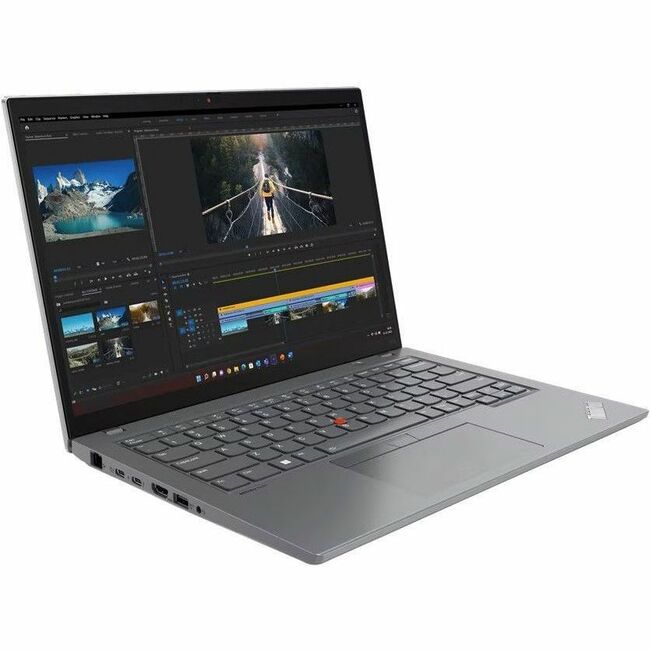 Lenovo ThinkPad T14 Gen 4 21HD0028US 14" Notebook - WUXGA - 1920 x 1200 - Intel Core i5 13th Gen i5-1335U Deca-core (10 Core) - 16 GB Total RAM - 16 GB On-board Memory - 512 GB SSD - Storm Gray