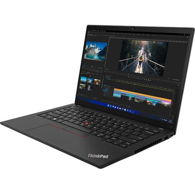 Lenovo ThinkPad T14 Gen 4 21HD0088US 14" Notebook - WUXGA - 1920 x 1200 - Intel Core i7 13th Gen i7-1365U Deca-core (10 Core) - 16 GB Total RAM - 16 GB On-board Memory - 512 GB SSD - Thunder Black