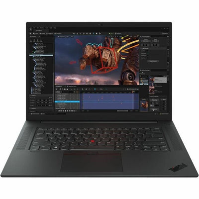 Lenovo ThinkPad P1 Gen 6 21FV001PUS 16" Mobile Workstation - WQXGA - 2560 x 1600 - Intel Core i7 13th Gen i7-13700H Tetradeca-core (14 Core) 2.40 GHz - 32 GB Total RAM - 1 TB SSD - Black Paint