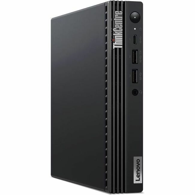 Lenovo ThinkCentre M80q Gen 4 12E90001US Desktop Computer - Intel Core i5 13th Gen i5-13500T Tetradeca-core (14 Core) 1.60 GHz - 16 GB RAM DDR5 SDRAM - 256 GB M.2 PCI Express NVMe 4.0 x4 SSD - Tiny - Black